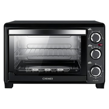 CHIMEI 奇美家電 家用電烤箱 EV-18C0AK  18L  三種火力模式  100°C-230°C溫度控制  FDA食品級認證  雙層強化玻璃