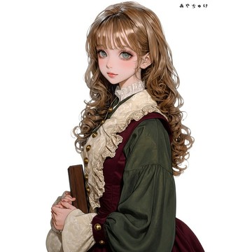 【9 月新品】07-141-0261 人物貼紙 幻想復古浪漫喫茶