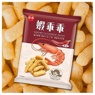 乖乖~玉米脆條(蝦乖乖辣味)40g 太空包