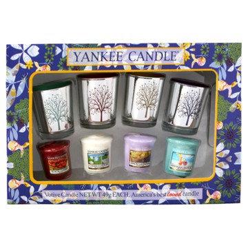 Yankee Candle 香氛蠟燭禮物組  Black Cherry+Clean Cotton...  Black Cherry+Clean Cotton+Lemon Lavender+Bahama Breez  Multi-color