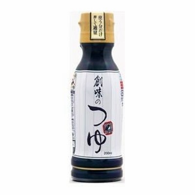 創味食品 創味のつゆ 200ml×6入