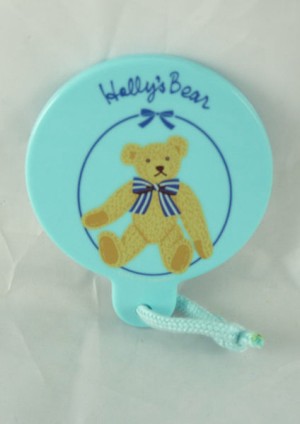 【震撼精品百貨】Holly's Bear 泰迪熊~巧妝鏡『藍綠』