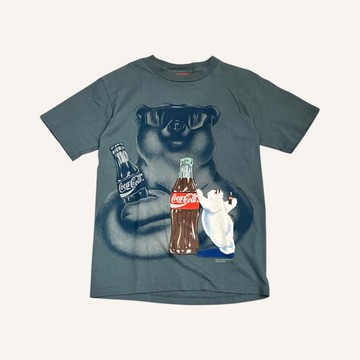 90s 美國古著可口可樂北極熊系列上衣