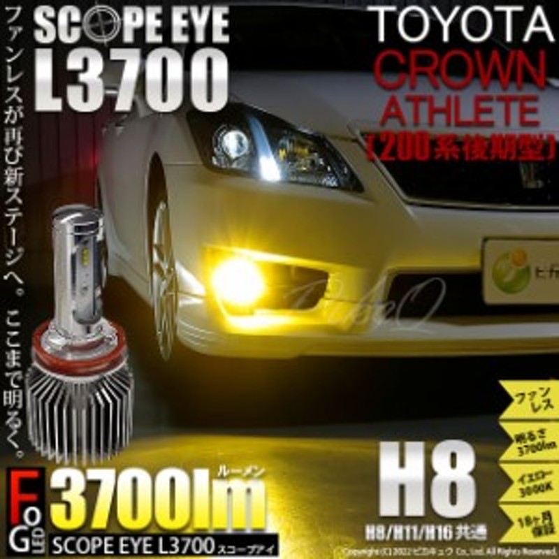 トヨタ クラウンアスリート (200系 後期) 対応 LED SCOPE EYE L3700