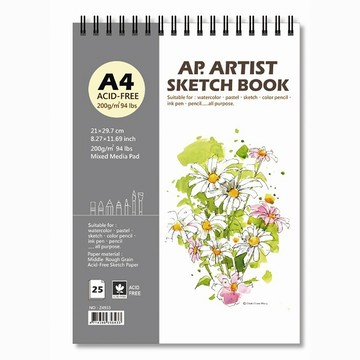 AP 多功能速寫本 A4 上翻鐵圈 / 側翻鐵圈(5本)