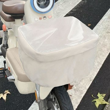 臺灣熱賣新款電動車前置車筐防雨罩防曬電瓶自行車籃子車婁防水套四季通用RLS