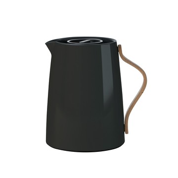WUZ 丹麥 Stelton Emma真空保溫茶壺1L-黑