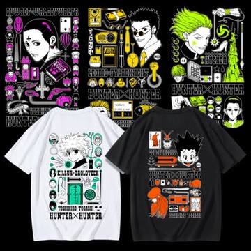 全職獵人T恤小杰奇犽酷拉皮卡聯名西索庫洛洛日系動漫周邊短袖潮