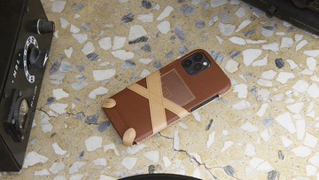 iPhone 12及12Pro 莫蘭迪系列希臘款手機皮套 -巧克力
