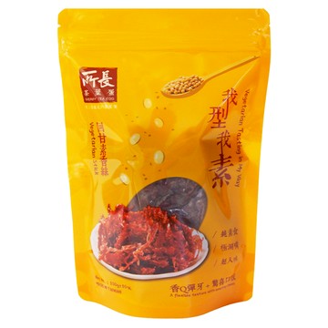 所長茶葉蛋 回甘素香絲 嚼勁十足 零嘴 採用非基改大豆蛋白製作 全素  100g  1包