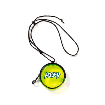 日本POLER HIGH&DRY PVC ROUND POUCH 透明圓形防水小包 / 黃