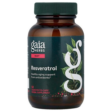 Gaia Herbs, 白藜蘆醇，50 粒液體 Phyto-Caps® 膠囊