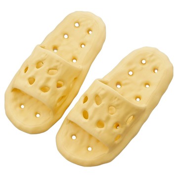 Nizeu 高級防滑EVA浴室拖鞋  黃色  1個  W