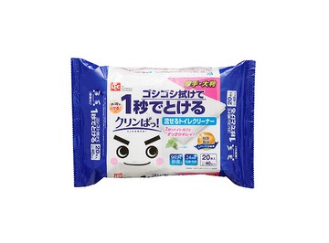 【激落君】一秒溶解廁所除菌去污擦拭巾(厚型)大張10枚2包入
