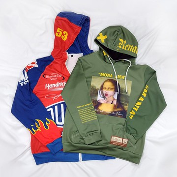 客製化 男 女 中性 連帽T 長袖T恤 連帽外套 連帽 T-Shirt 訂做