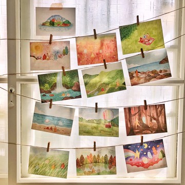 我心中的台灣風景－黃蕉星 桌曆同款 明信片