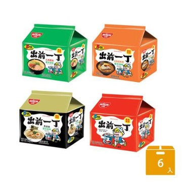 【日清】出前一丁速食麵 (口味多選) 6入/箱