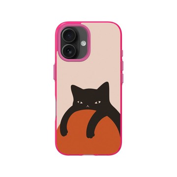 iPhone 16 Clear 粉漾桃 - ilovedoodle (Lim Heng Swee) - The Sun and Cat - 太陽與貓