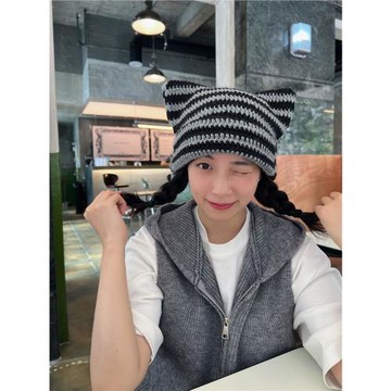 UncleYao/進擊的貓貓！不允許你還沒擁有的可愛貓咪耳朵針織帽子