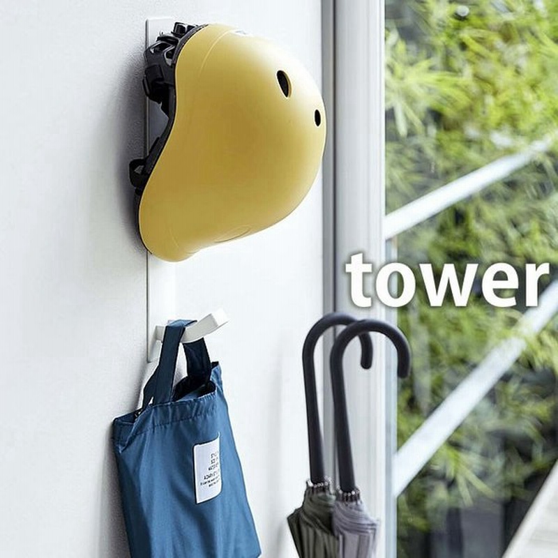 マグネットキッズヘルメットフック タワー Tower 収納 ウォールハンガー 玄関収納 4727 4728 シンプル 山崎実業 通販 Lineポイント最大0 5 Get Lineショッピング