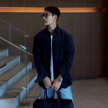 正韓秋冬燈芯絨日常基本款長袖襯衫 7色 YUPPIE 預購商品 1027