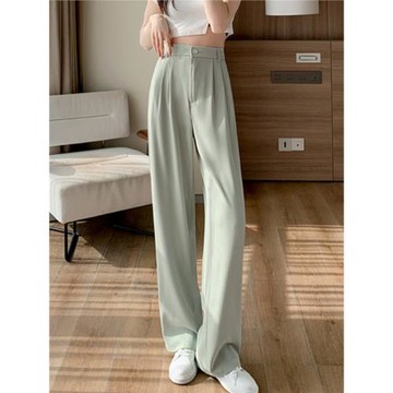 然然高個子女裝加長版褲子夏季闊腿褲拖地薄款超長垂感涼涼褲175