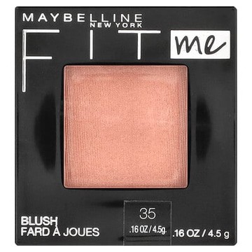 Maybelline, Fit Me，腮紅，35 珊瑚色，0.16 盎司（4.5 克）