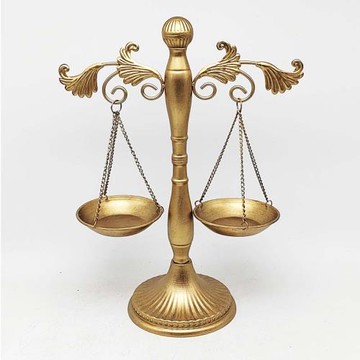 歐式鐵藝天使天平擺件家居裝飾品禮物玄關酒柜桌面工藝品擺件復古