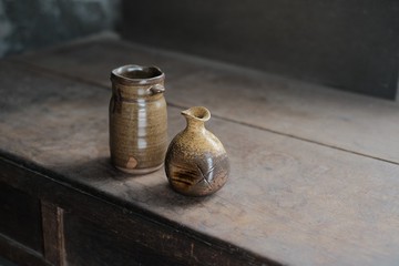 【福利品】扁球造型+直筒花瓶 l 2入一組 (下單前請詳閱商品敘述)