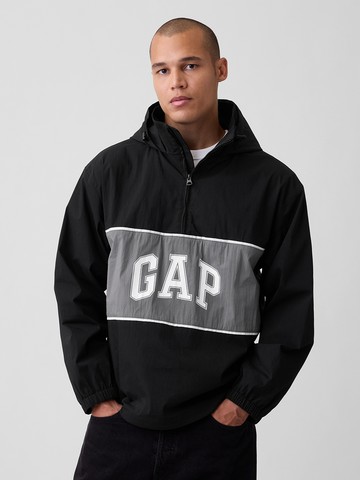 寬鬆Gap Logo連帽套頭外套