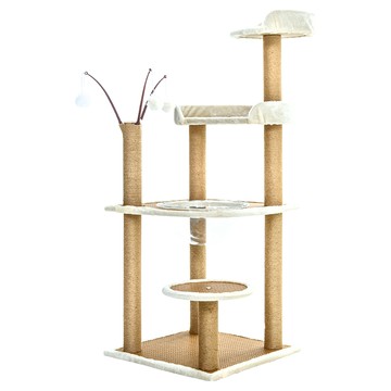 毛孩的秘密生活 三景一室靜巷庭院貓宅 貓跳台/貓抓板/貓爬架/貓咪別墅 CDT5-T15  1個