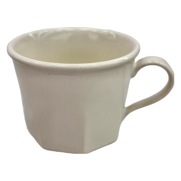 復古咖啡杯盤組  白色  1個