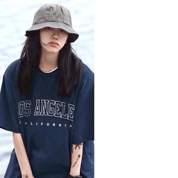 【AMERO】男女裝 圓領短袖T恤 英文字母印花 情侶裝