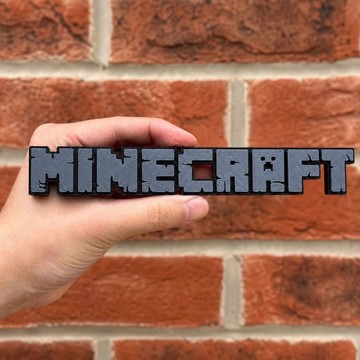 新上架👉我的世界mc銘牌LOGO銘牌落地擺件主機遊戲機裝飾像素風格周邊交換禮物 送朋友禮物