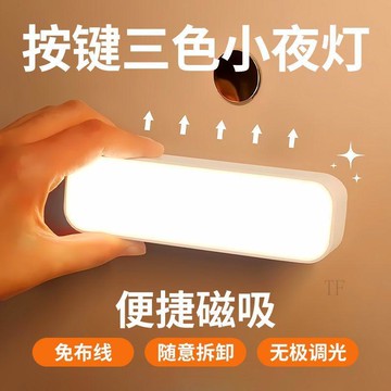 🌐台灣出貨🌞甄選好物🧲宿舍學生宿舍小夜燈臥室護眼牀上牀頭燈臺燈睡眠可充電酷斃