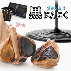 ふるさと納税 ガツンと！ 黒にんにく 1箱24包 舞鶴産黒ニンニク ペースト 京都府舞鶴市