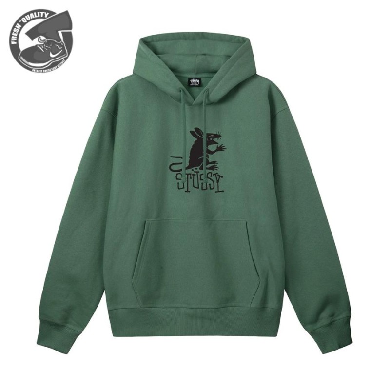 ステューシー ラット フーディー グリーン パーカー STUSSY RAT HOODIE