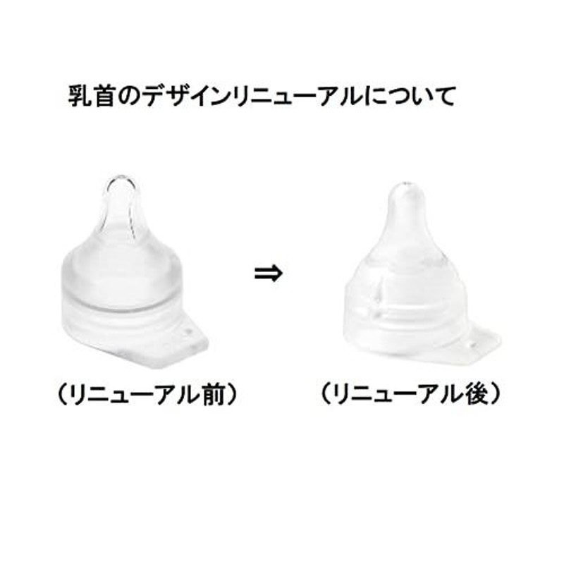 母乳実感 直付け 哺乳瓶100mlセット（一般新生児用) 2個セット - 哺乳瓶