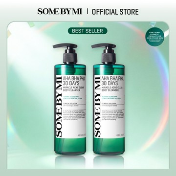 [SOMEBYMI] 1+1 茶樹三酸30天奇蹟沐浴乳 (400mlx2瓶)