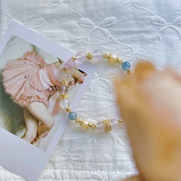 瑪歌的王冠丨粉晶+紫水晶丨招桃花 好人緣丨客製化水晶手鍊