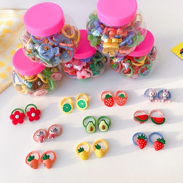 新款兒童發飾可愛卡通女童小號發圈高彈力不傷發寶寶皮筋頭繩