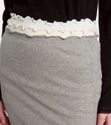 Jil Sander Layered jersey midi skirt