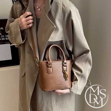 【MDMS】時尚迷你手提包 (4colors) 簡約俐落單肩包 百搭斜肩包 復古水桶包 都會風斜跨包 日常女包 B222