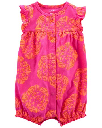 Baby Floral Snap-Up Romper