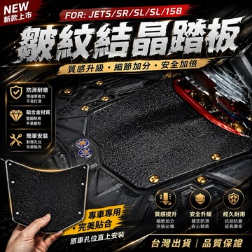 【叫小賀】 皺紋結晶烤漆 腳踏板 踏板 JETS JETSL SL158 腳踏板 壓克力 SUPERC 腳踏板 結晶踏板