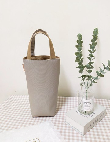 家家酒系列水壺袋/大容量水壺適用/飲料提袋/保溫瓶適用/燕麥灰款