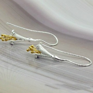 925純銀耳環耳針式耳飾-精美牽牛花氣質母親節生日情人節禮物女飾品73ag129【獨家進口】【米蘭精品】