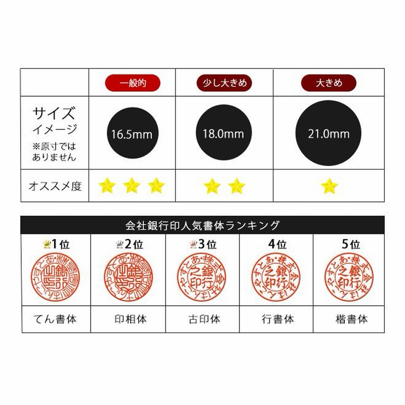 印鑑 はんこ 法人印鑑 ブラストチタン印鑑３本Ａセット 専用ケース付