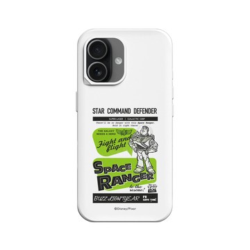 iPhone 17 SolidX 白 - 迪士尼-玩具總動員 Toy Story - 巴斯光年-美式風格