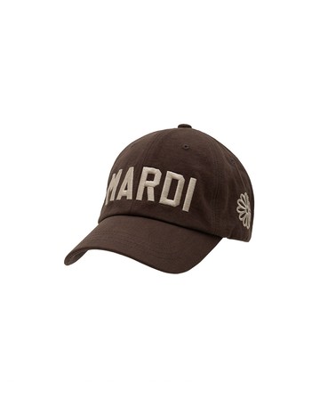 MARDI MERCREDI 品牌棒球帽 棕色 刺繡LOGO CAP MARDI BOLD LOGO